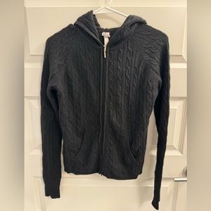 Aqua cashmere zip up